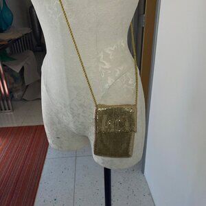 Oromesh Vintage Womens Crossbody Shoulder Gold Chain Mesh Small Bag Casual